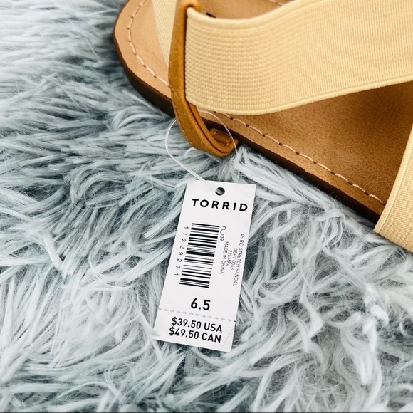 Torrid Stretch Band Sandal - Beige - Picture 6 of 8